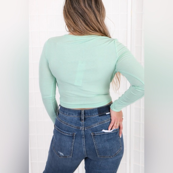 Mink Pink Mint Astrid Long Sleeve Top N227-21 - Picture 3 of 11